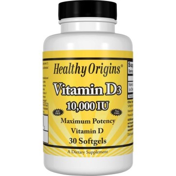 Vitamina D3 10.000 30s HEALTHY Origins