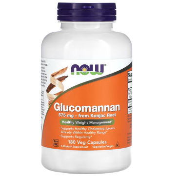Glucomannan, 1,725 mg, 180 Veg Capsules (575 mg Per Capsule)