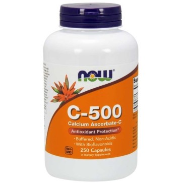 Vitamina C 500 Calcium ASCOR.. 250 caps NOW Foods