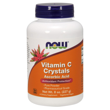 Vitamin C Crystals Ascorbic Acid 227g NOW Foods