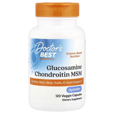 Glucosamine Chondroitin MSM, 120 Veggie Capsules Doctor's Best