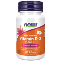 Vitamina D3 2.000 240 softgels NOW Foods