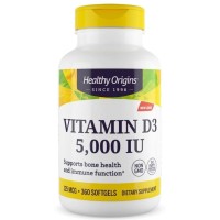 Vitamina D3 5.000 360s Healthy Origins