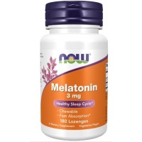 MELATONINA 3mg 180 LOZ Now foods