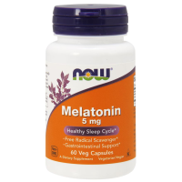 Melatonina 5mg 60 caps NOW Foods